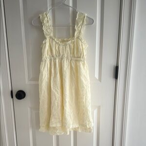 SHEIN Cream Mini Dress